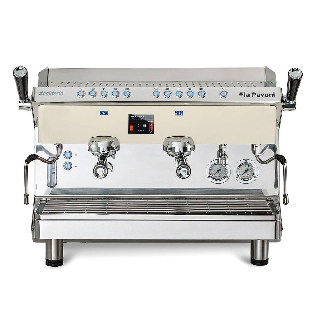 La Pavoni DESIDERIO VOLUMETRICA 2 GRUPPI BIANCA Sottocosto