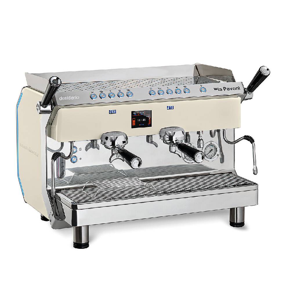 La Pavoni DESIDERIO VOLUMETRICA 2 GRUPPI BIANCA Sottocosto