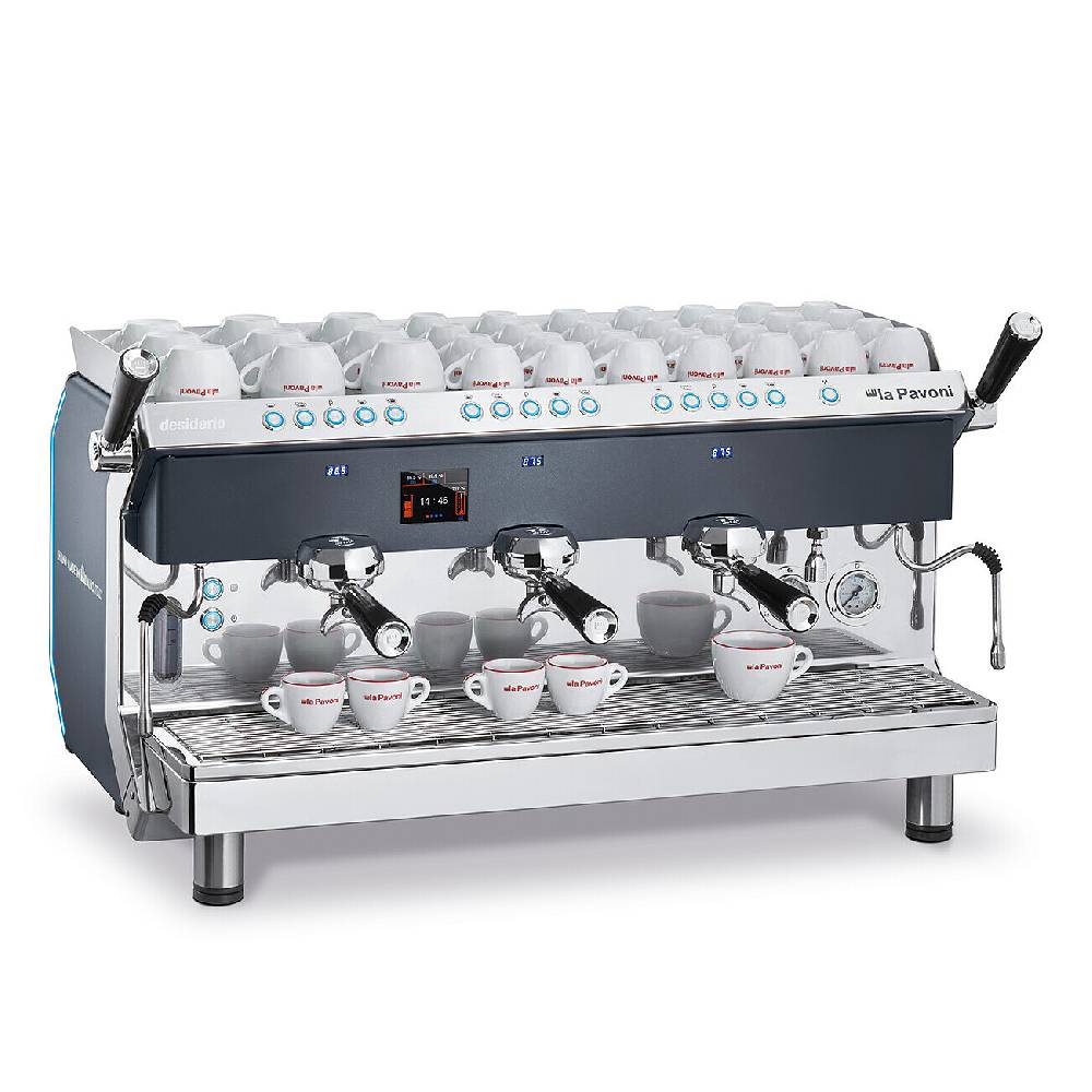 La Pavoni DESIDERIO VOLUMETRICA 3 GRUPPI NERA Convenienza