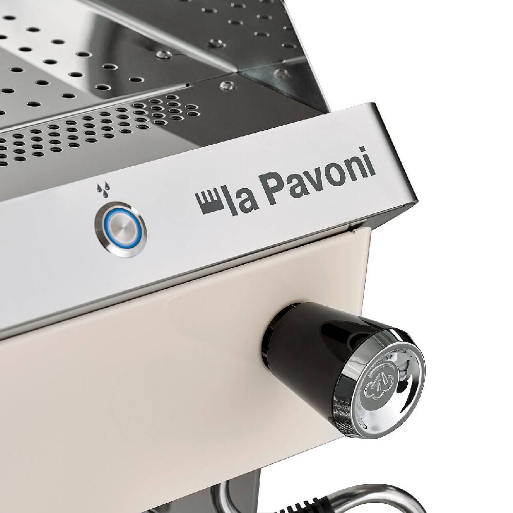 La Pavoni GENIALE SEMIAUTOMATICA 2 GRUPPI BIANCA Nuova