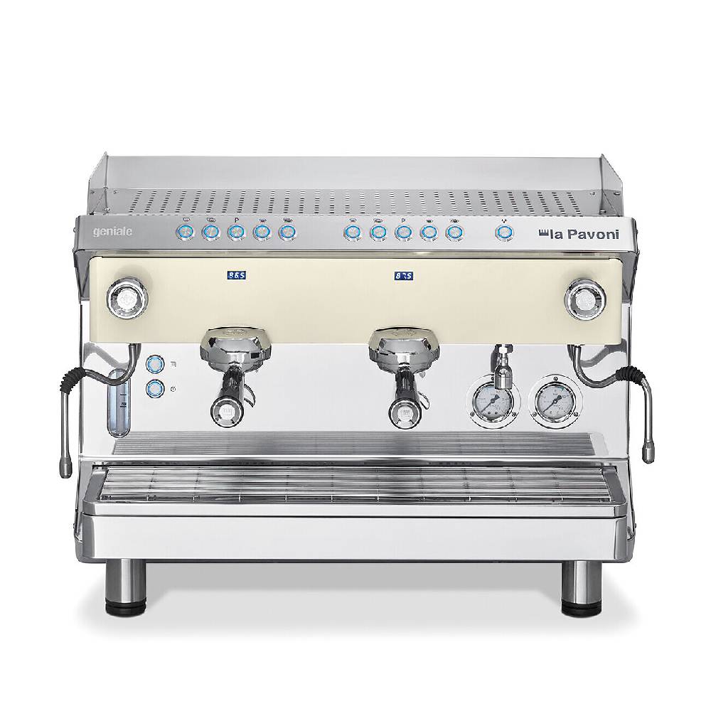 La Pavoni GENIALE VOLUMETRICA 2 GRUPPI BIANCA 2025