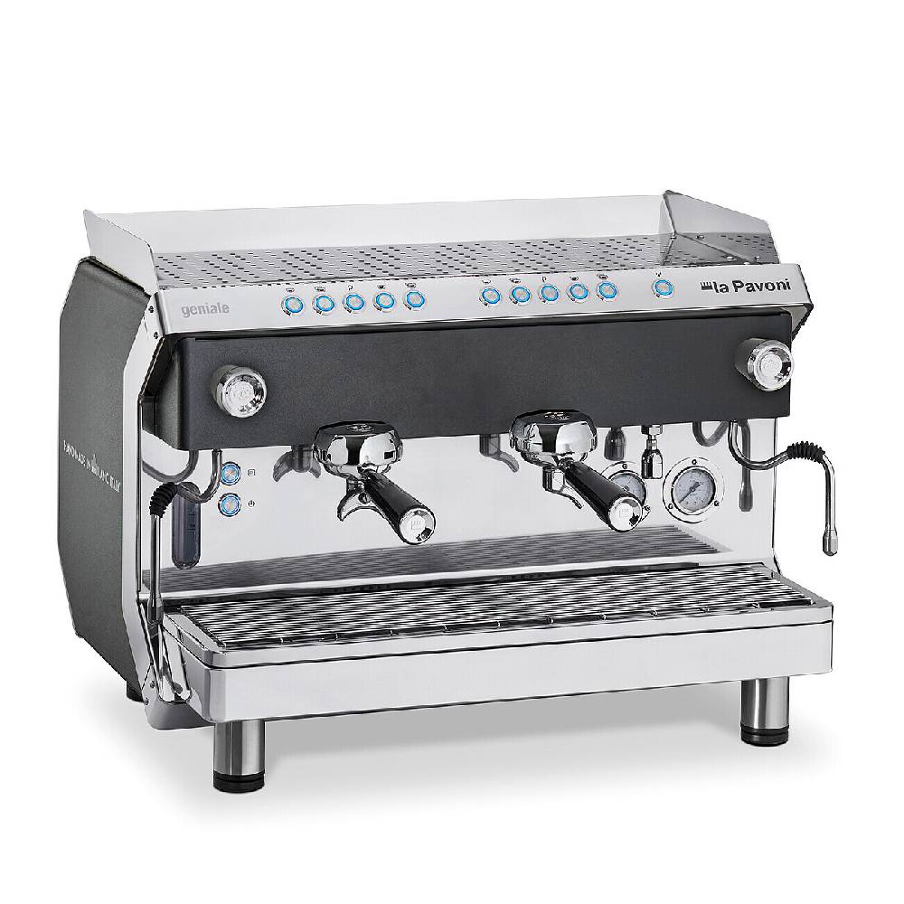 La Pavoni GENIALE VOLUMETRICA 2 GRUPPI NERA