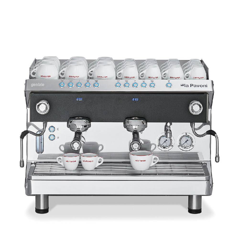La Pavoni GENIALE VOLUMETRICA 2 GRUPPI NERA Italy