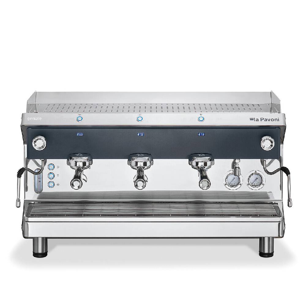 La Pavoni GENIALE SEMIAUTOMATICA 3 GRUPPI NERA Italia