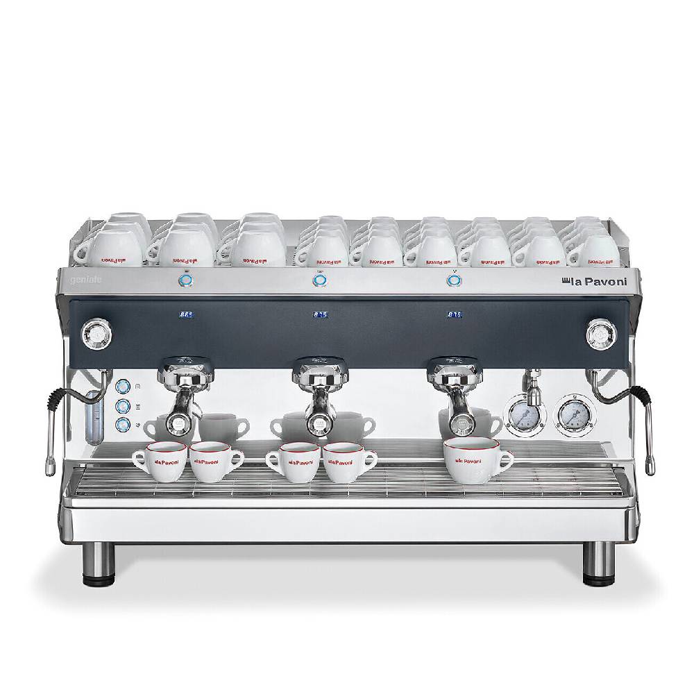La Pavoni GENIALE SEMIAUTOMATICA 3 GRUPPI NERA Italia
