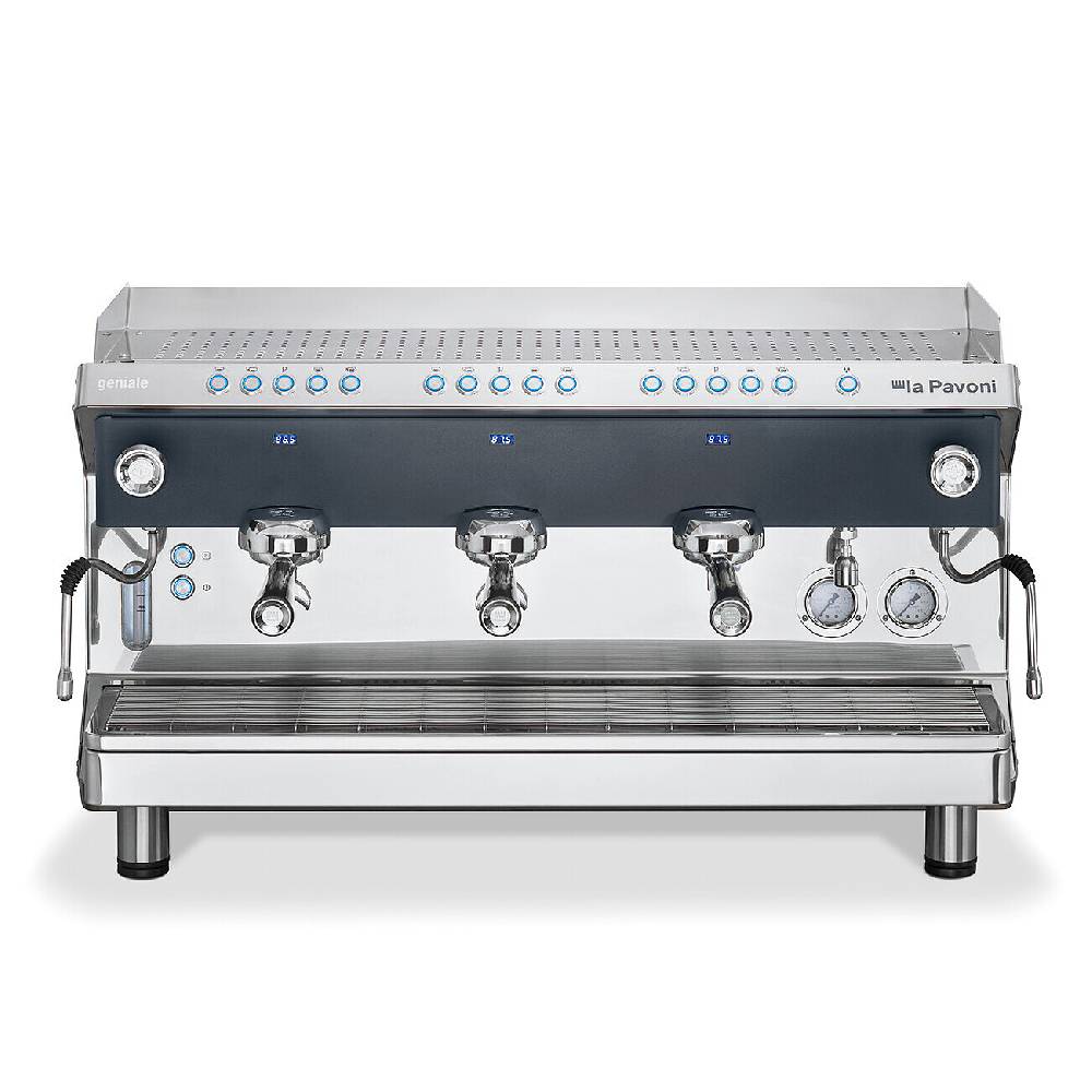 La Pavoni GENIALE VOLUMETRICA 3 GRUPPI NERA In Linea