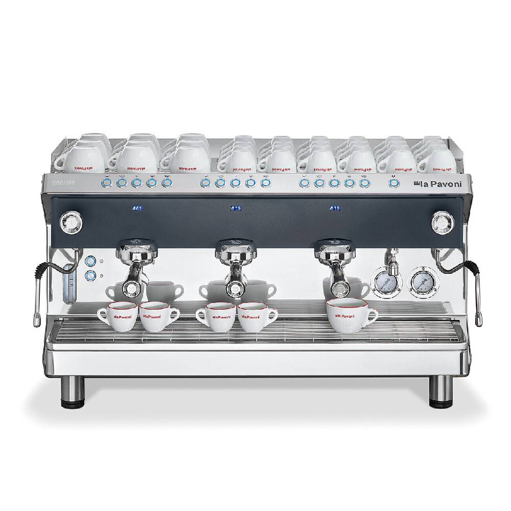 La Pavoni GENIALE VOLUMETRICA 3 GRUPPI NERA In Linea