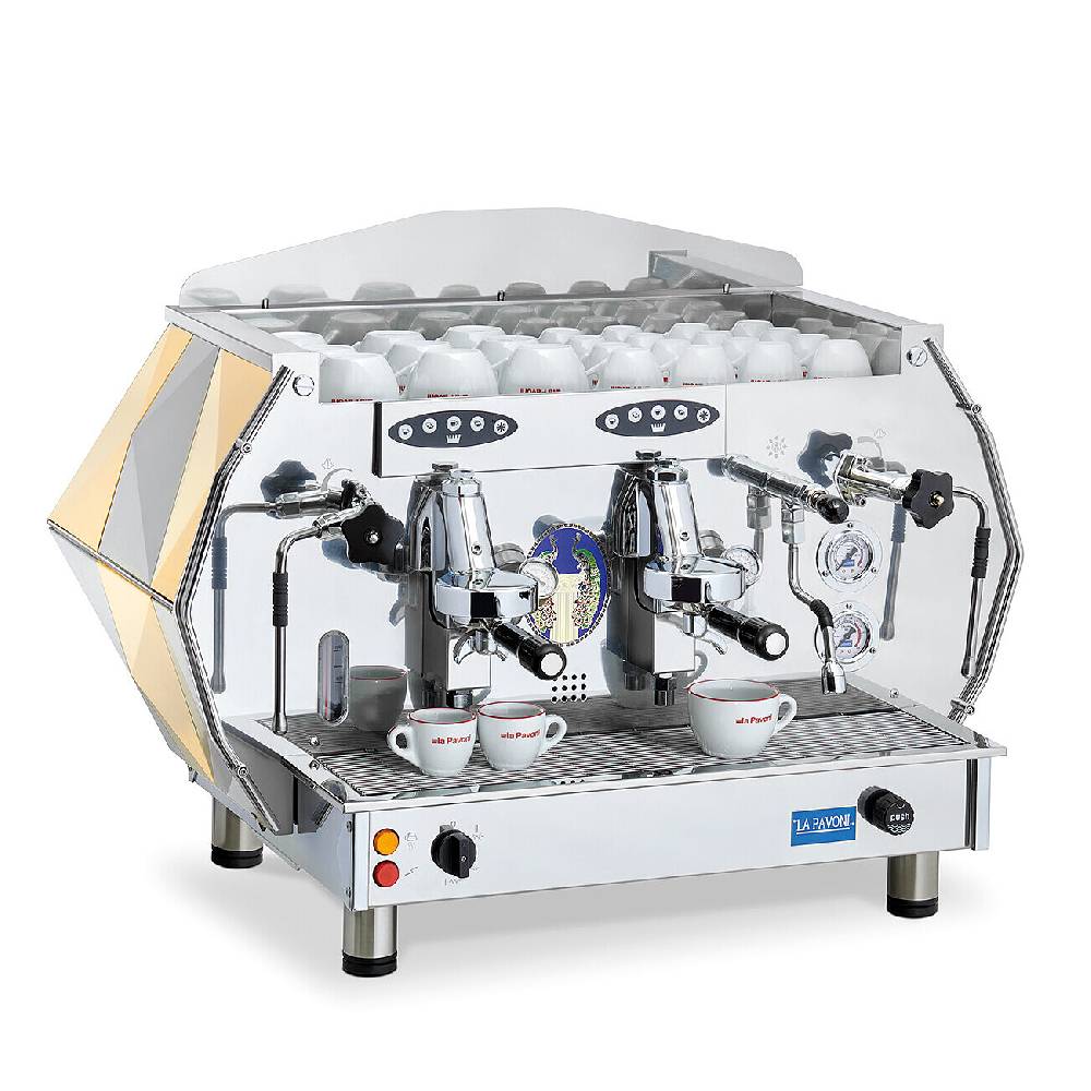 La Pavoni DIAMANTE E61 VOLUMETRICA 2 GRUPPI ORO Sconto