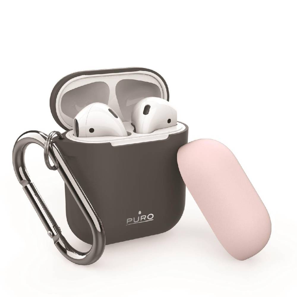 Puro Custodia protettiva con moschettone per AirPods In Saldo