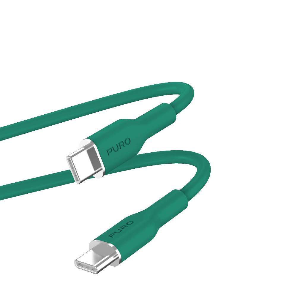 Puro Cavo di ricarica e sincronizzazione SOFT da USB-C a USB-C 1,5m Vendite Flash