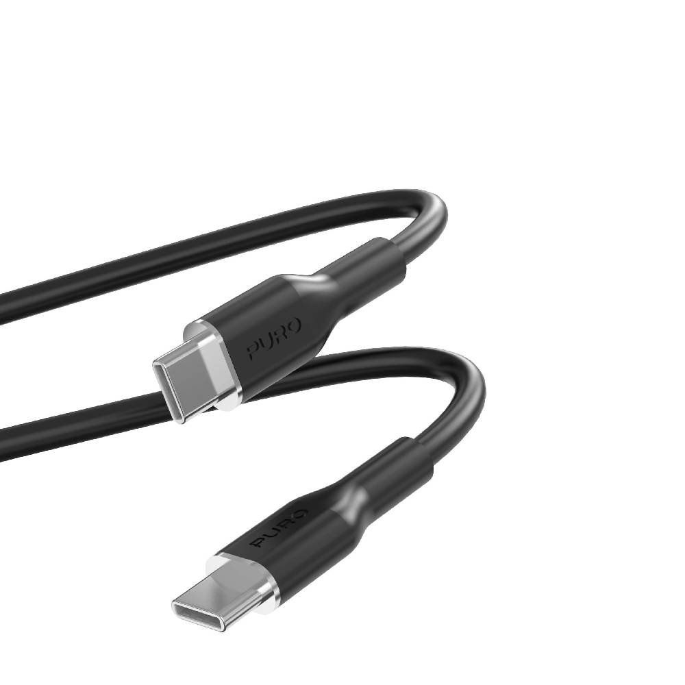 Puro Cavo di ricarica e sincronizzazione SOFT da USB-C a USB-C 1,5m Vendite Flash