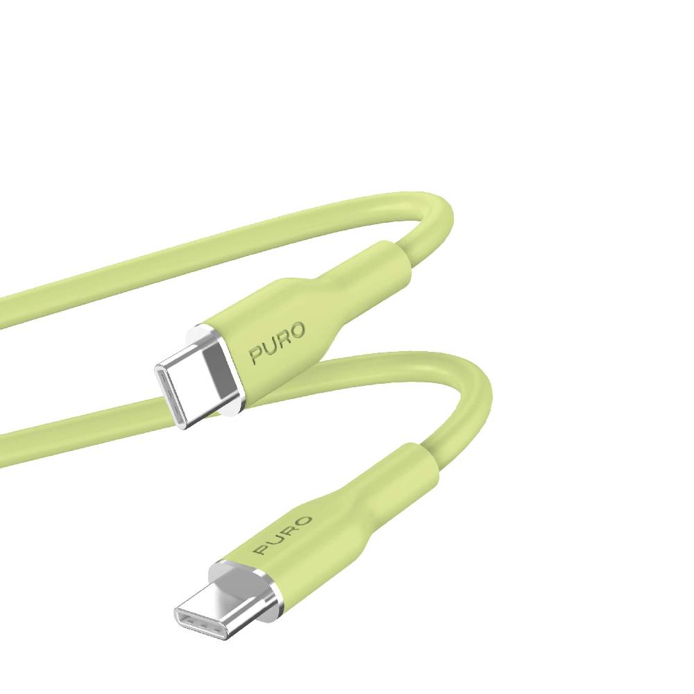Puro Cavo di ricarica e sincronizzazione SOFT da USB-C a USB-C 1,5m Vendite Flash