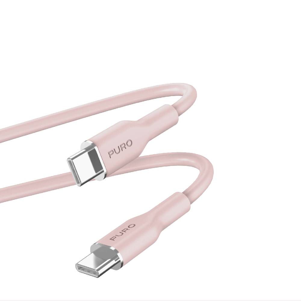 Puro Cavo di ricarica e sincronizzazione SOFT da USB-C a USB-C 1,5m Vendite Flash