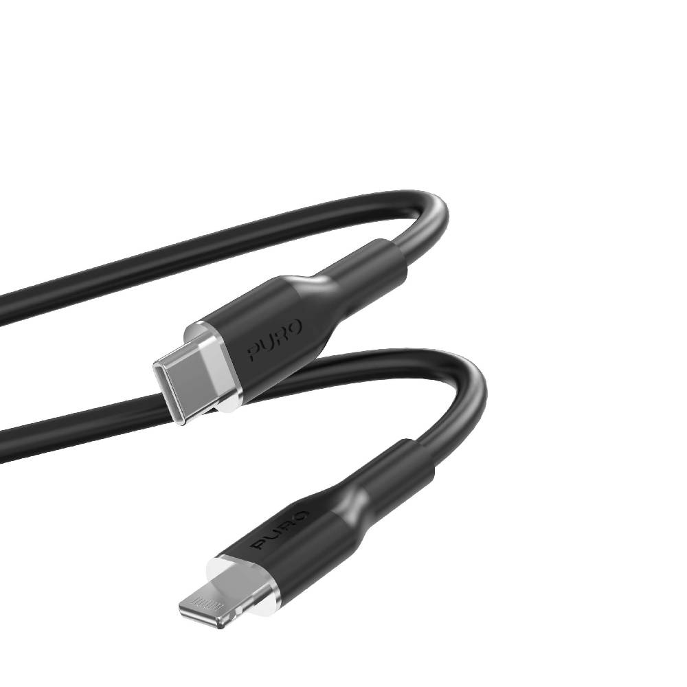 Puro Cavo di ricarica e sincronizzazione SOFT da USB-C a Lightning 1,5m In Saldo