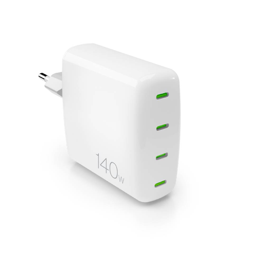 Puro Caricabatterie da parete MiniPro 140W tecnologia GAN: 4 porte USB-C Italy