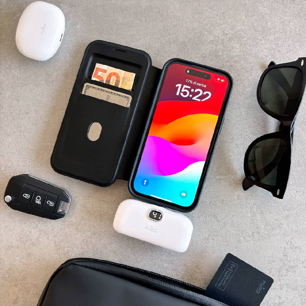 Puro Power Bank 5000mAh USB-C con connettore integrato Plug 5 Novità