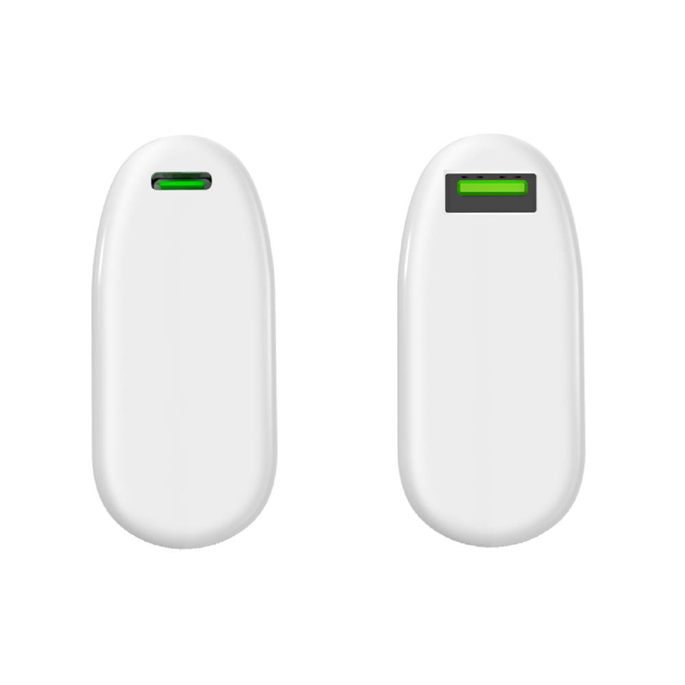 Puro Power Bank “Power Link 10” 10000mAh Con Cavo USB-C Integrato Presa
