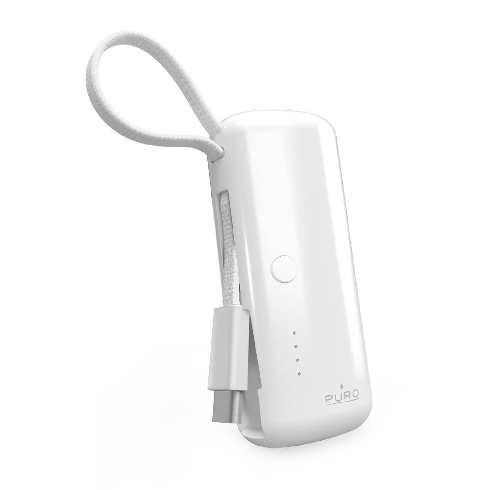 Puro Power Bank 5000mAh “Power Link 5” con cavo USB-C integrato