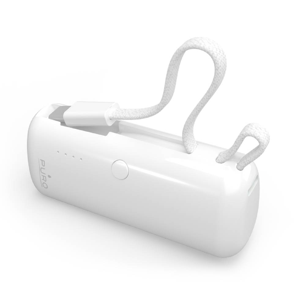 Puro Power Bank 5000mAh “Power Link 5” con cavo USB-C integrato Sconto