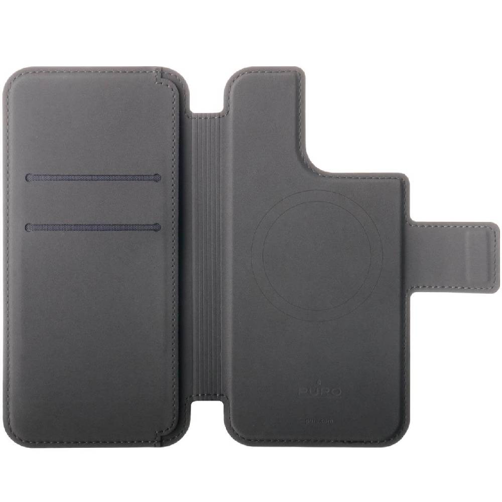 Puro Custodia magnetica Folio per iPhone 13 Pro e iPhone 14 Pro compatibile con tecnologia MagSafe In Linea