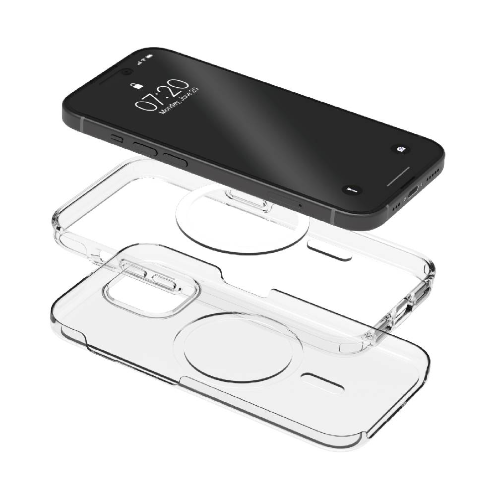 Puro Cover Impact Clear D3O® Bio per iPhone 15 Plus Pezzi Unici