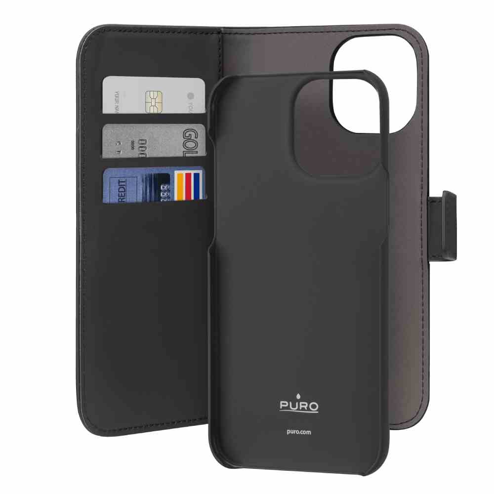 Puro Custodia Wallet Detachable per iPhone 15 Pro Max Novità