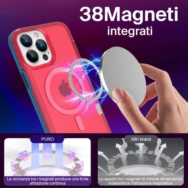 Puro Cover Impact Mag per iPhone 13 Italia