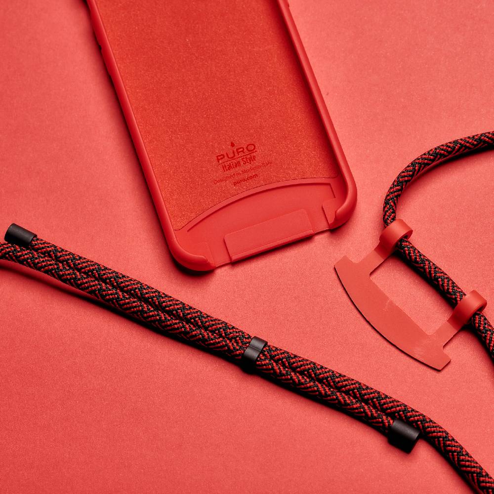 Puro Cover crossbody HANDS UP Galassia per iPhone Soddisfazione Garantita