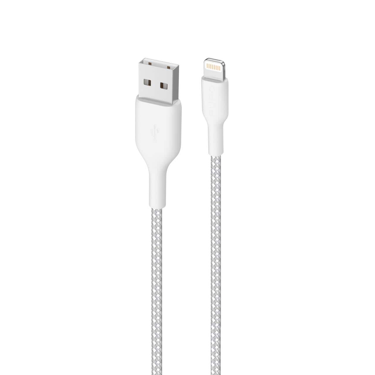 Puro Cavo di ricarica e sincronizzazione Fabric Ultra-Strong 12W da USB-A a Lightning 2 metri Spedizione Gratuita