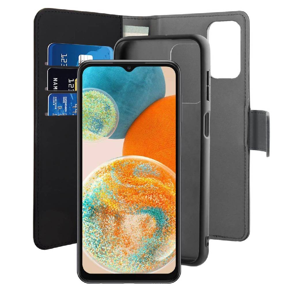 Puro Cover Wallet Detachable 2 in 1 per Samsung Galaxy A23 In Linea