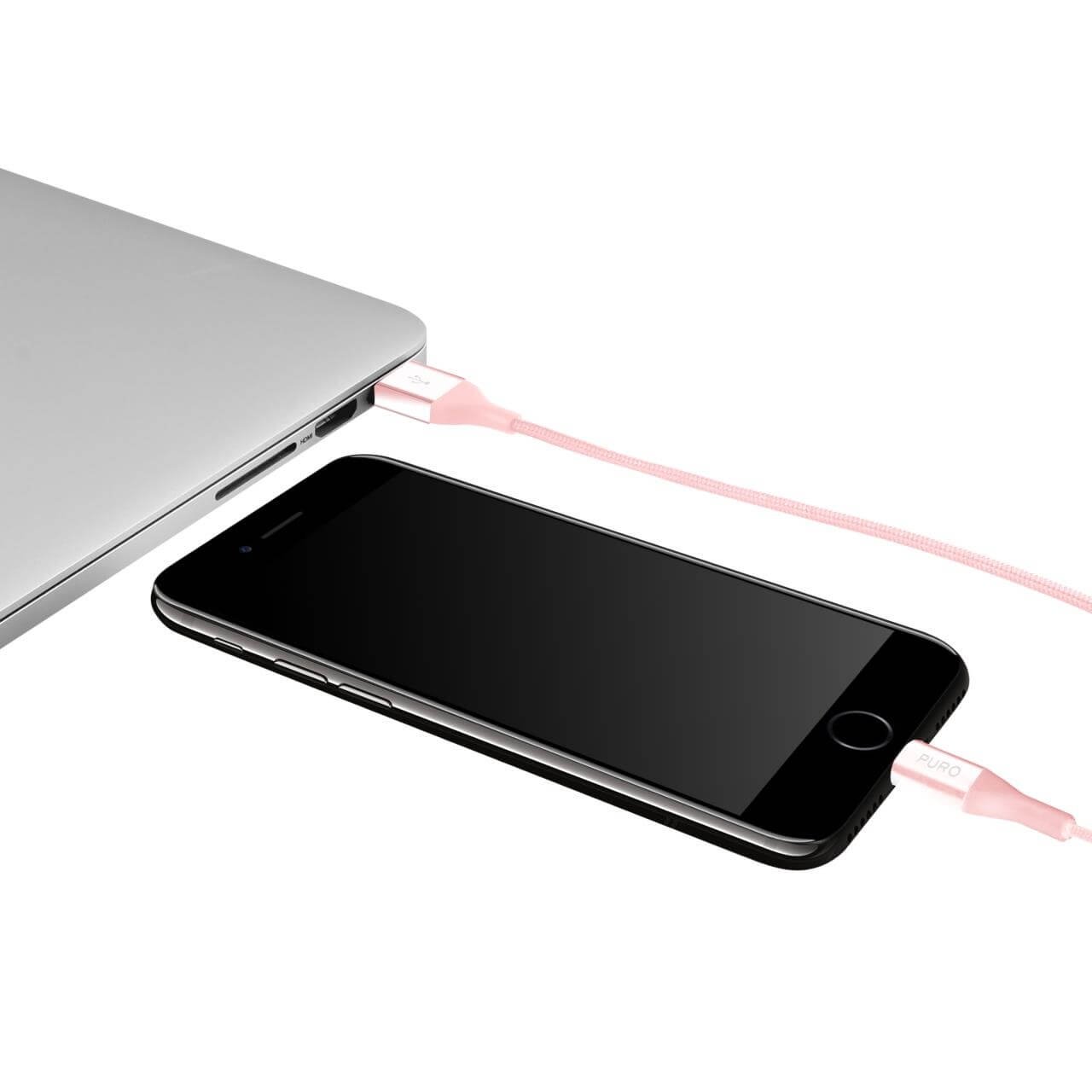 Puro Cavi di ricarica e sincronizzazione Fabric K2 Kevlar da USB-A a Lightning Economico