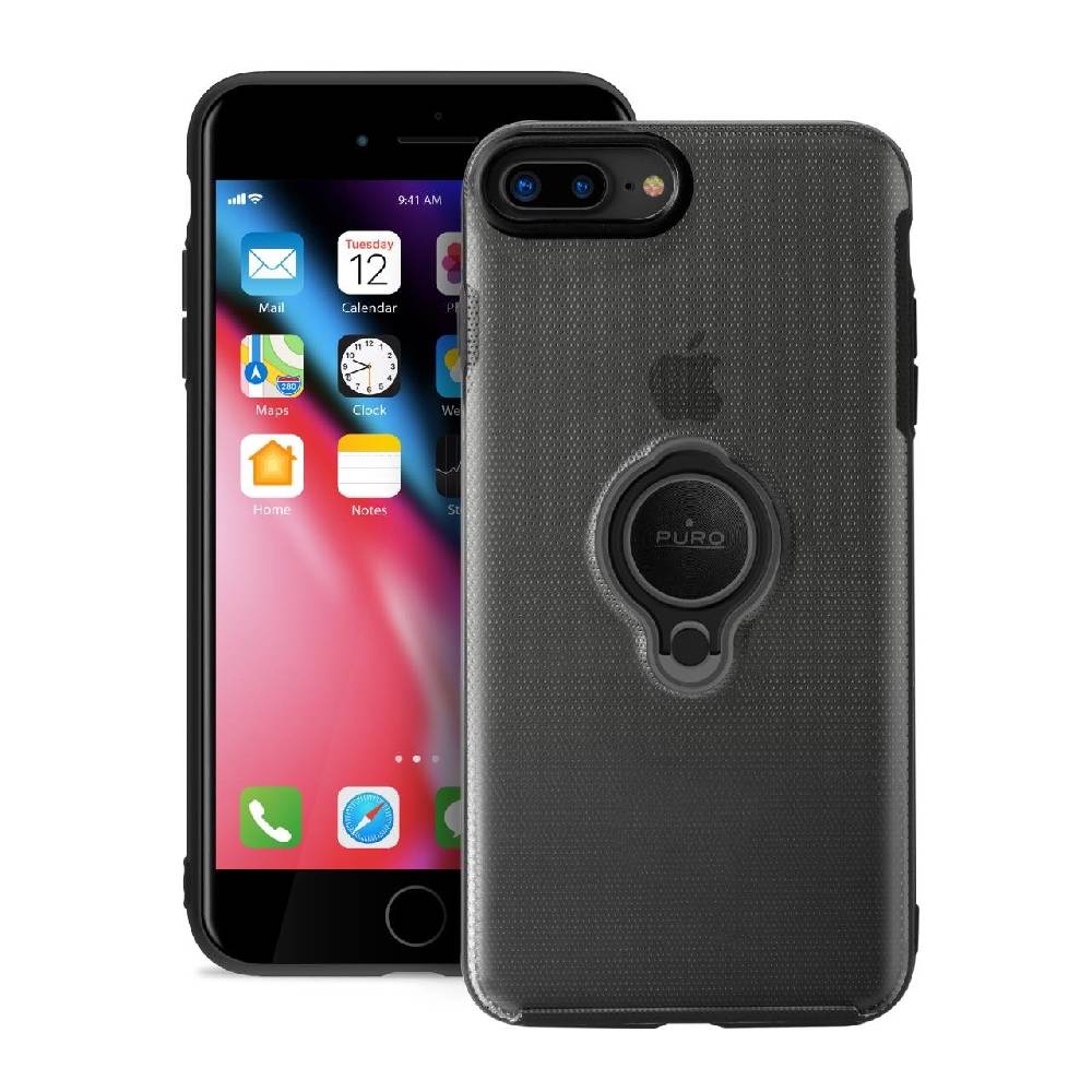 Puro Cover Magnet Ring per iPhone 7 Plus/8 Plus Spedizione gratuita