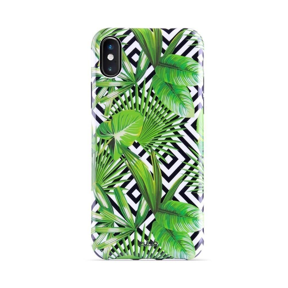 Puro Cover Geometric Jungle per iPhone X/Xs Vendita