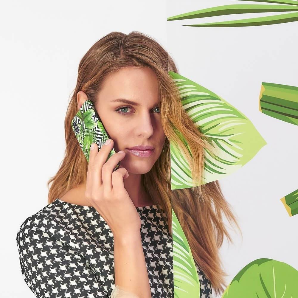 Puro Cover Geometric Jungle per iPhone X/Xs Vendita