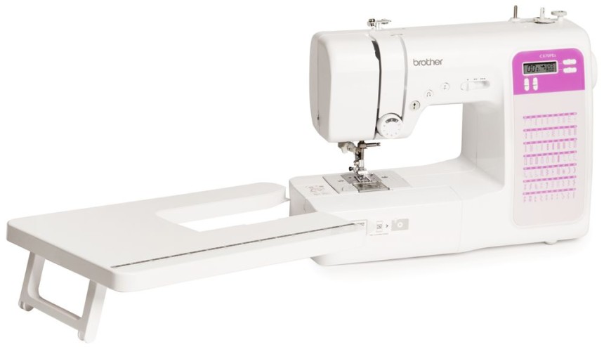 Shopty Brother CX70PE (Patchwork Edition) - Macchina per cucire elettronica con 70 punti di cucito (utili elastici ornamentali) cucitura Automatica display multifunzione + Tavolo Quilt & Patchwork Italia