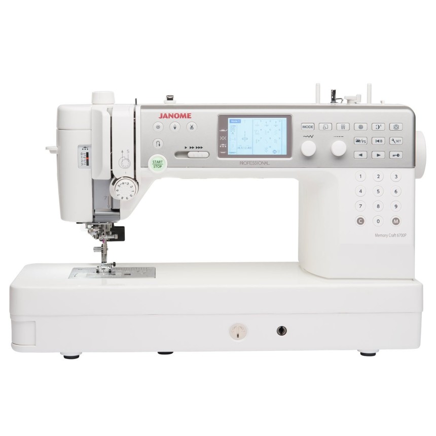 Shopty Macchina per cucire professionale Janome Memory Craft 6700P