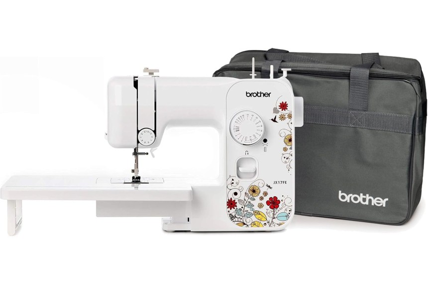 Shopty Brother JX17FE (Fantasy Edition) Macchina per Cucire Automatica con 17 Punti di Cucito Completa e Facile per Principianti - Offerta con Tavolo prolunga e Borsa Hotsell