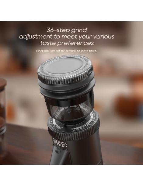 HiBREW G5 Macinacaffè elettrico macinatura a 36 ingranaggi regolabile per Espresso/Turco/Pour Over/Mocca/Drip C Qualità Garantita