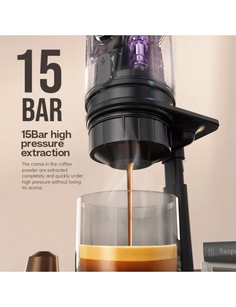 HiBREW H4A 80W Macchina da caffè portatile per auto con supporto Consegna Veloce