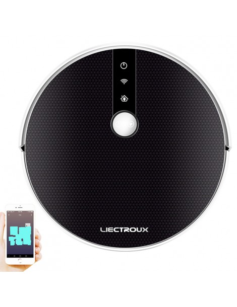 LIECTROUX C30B 6000Pa Aspirazione elettrica con serbatoio d'acqua e AI Map Navigation WiFi App Robot Aspirapolvere Versione UE Shopping Online