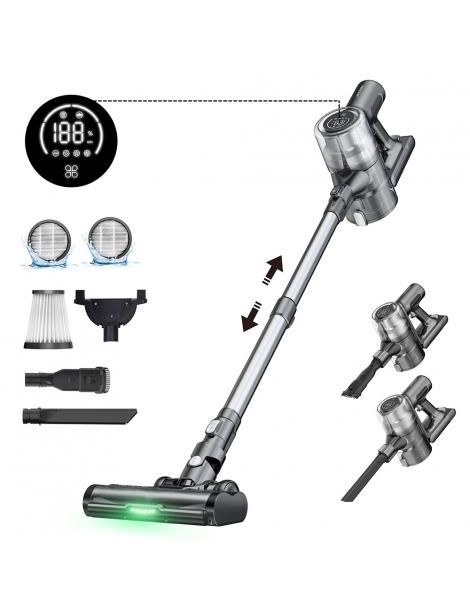 Proscenic P13 aspirapolvere senza Fili aspirazione 35Kpa aspirapolvere a bastone con luce verde display a LED Affare Del Giorno