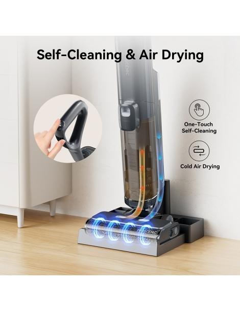 Proscenic F20A Aspirapolvere lavapavimenti senza fili autonomia 35 minuti Doppio Serbatoio dell'acqua da 1L Convenienza