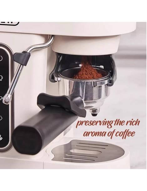 HiBREW H14 Macchina per caffè espresso 20 bar ad alta pressione impostazione macinacaffè a 15 marce - Beige Sconto