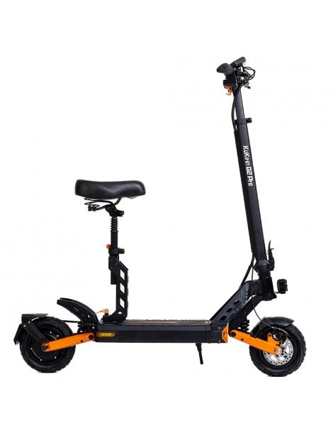 KuKirin G2 Pro Scooter elettrico pieghevole 600W Motore 15Ah 48V Batteria 9 pollici Pneumatici - Nero Arancione Vendita Economica