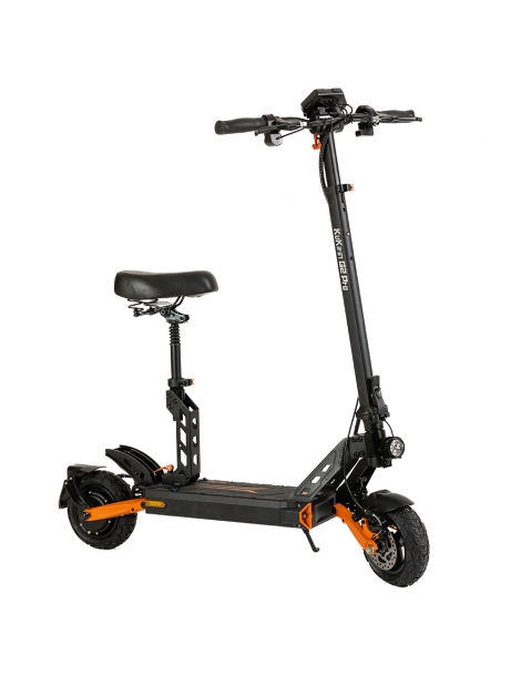 KuKirin G2 Pro Scooter elettrico pieghevole 600W Motore 15Ah 48V Batteria 9 pollici Pneumatici - Nero Arancione Vendita Economica