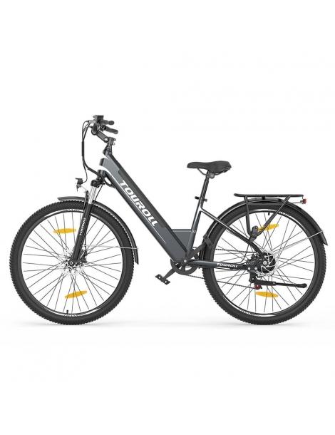 Touroll J1 ST Bicicletta da trekking con motore da 250W ruote da 27 5" batteria da 561 6Wh autonomia di 100 km