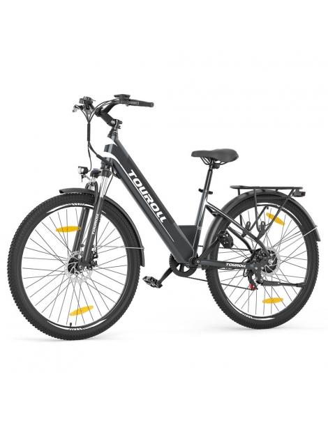Touroll J1 ST Bicicletta da trekking con motore da 250W ruote da 27 5" batteria da 561 6Wh autonomia di 100 km Negozio