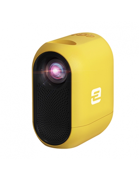 ETOE D1 Evo Proiettore 150 ANSI Android 9.0 risoluzione 720P correzione trapezoidale zoom 50%～100% - Giallo In Saldo