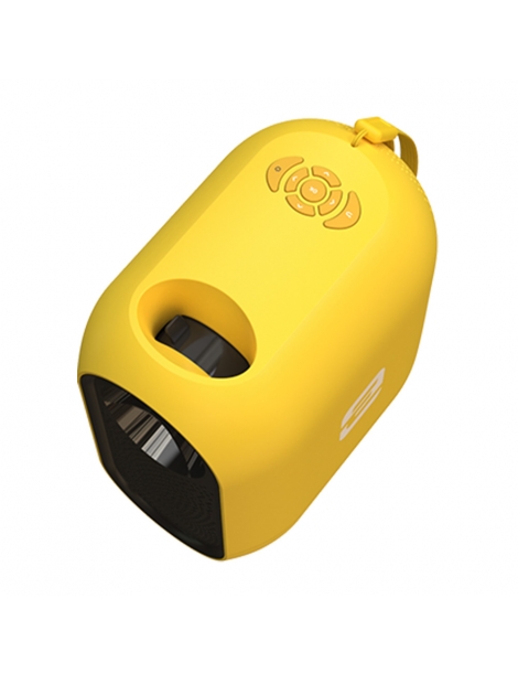 ETOE D1 Evo Proiettore 150 ANSI Android 9.0 risoluzione 720P correzione trapezoidale zoom 50%～100% - Giallo In Saldo
