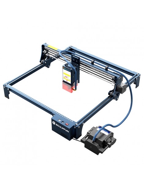 SCULPFUN S30 Pro Max 20W Taglierina con Incisore Laser Assistenza Automatica ad Aria 0.08x0.1mm Laser Focus Moda